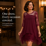Wearbella – The High-Low Lace-Look Dress That Actually Fits