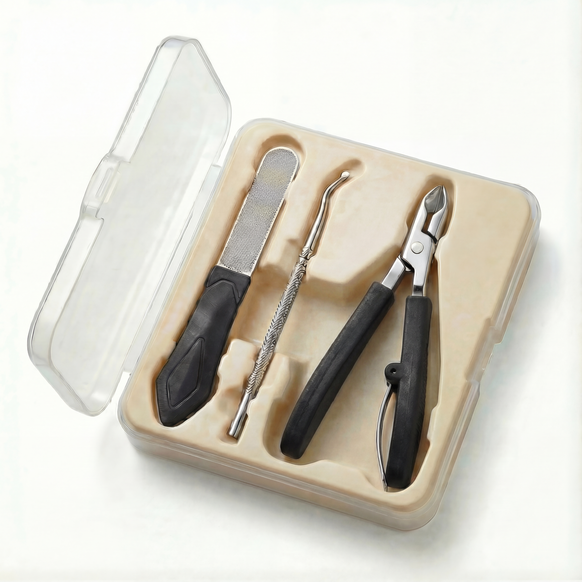 TrimEase - Angled Toenail Clippers for Thick Nails