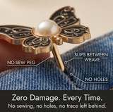 Belluna – Detachable Butterfly Waist Buckle for Loose Jeans