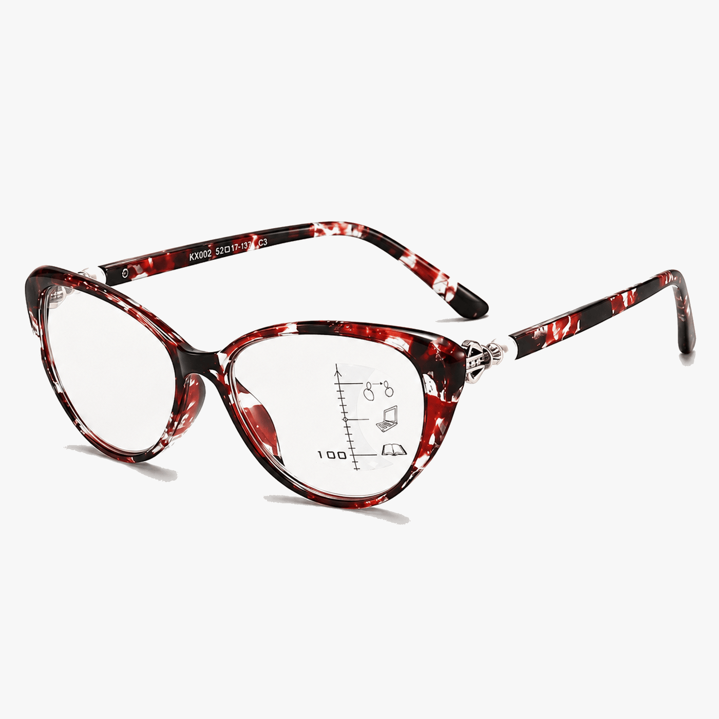 Lumora - Anti-Blue Light Multifocal Cat Eye Reading Glasses (40% Off)