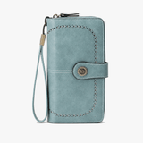Aureden - Compact RFID Wallet with 24-Card Storage