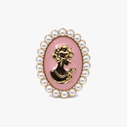 Golden Cameo Elegance Pink