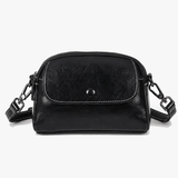 Bellana – Glossy Genuine Leather Shoulder Bag for Women