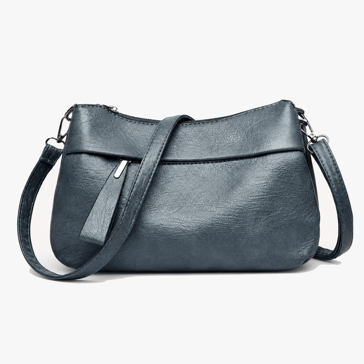 Carria - Soft Leather Crossbody With 3 Compartments