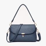 Leafara - Elegant Crossbody Bag with Leaf Detail