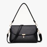 Leafara - Elegant Crossbody Bag with Leaf Detail
