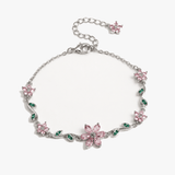 Florelle – Crystal Flower Vine Bracelet