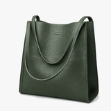Solenne – Soft Leather Shoulder Tote