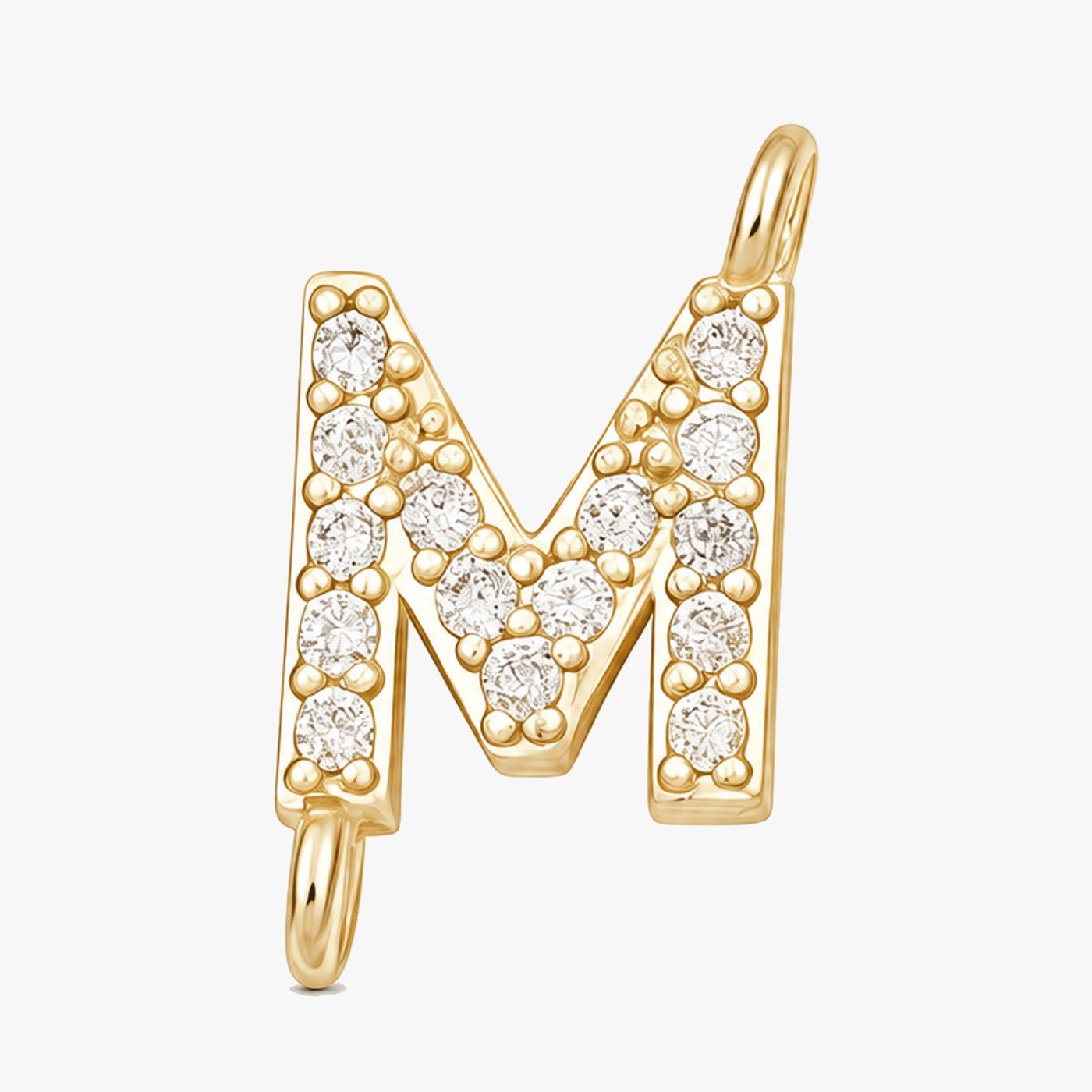 Aurela – Sparkling Initial Cross Necklace