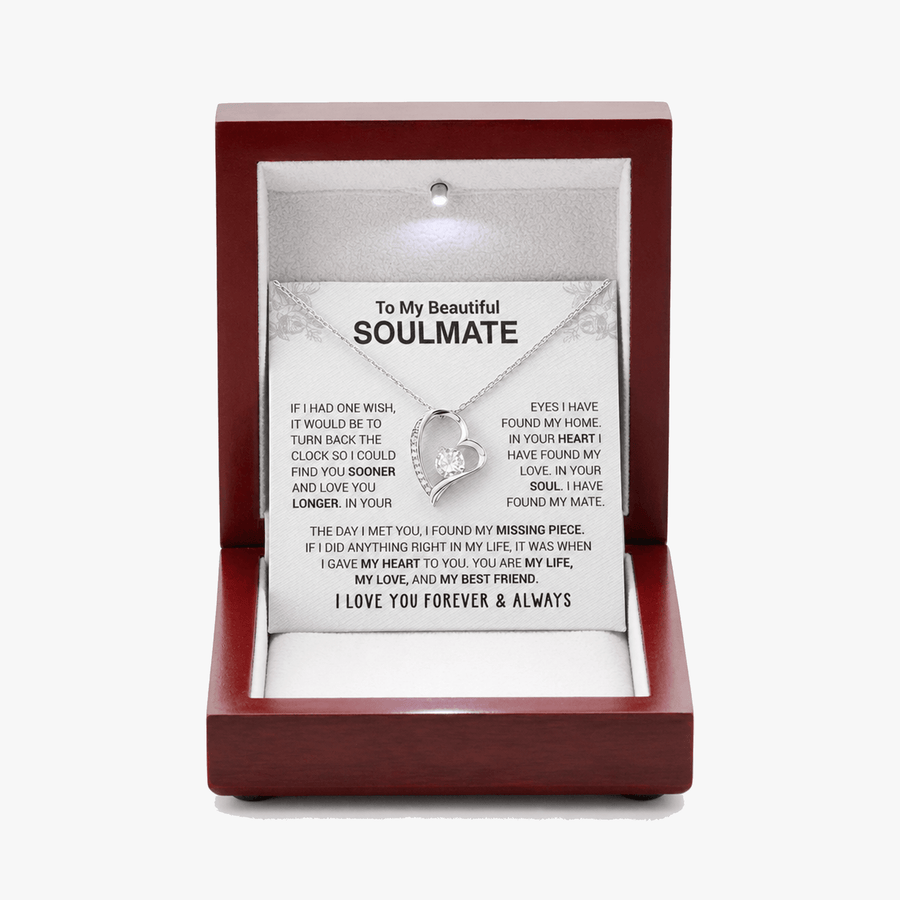 Soulmira – Soulmate Heart Necklace with Love Letter