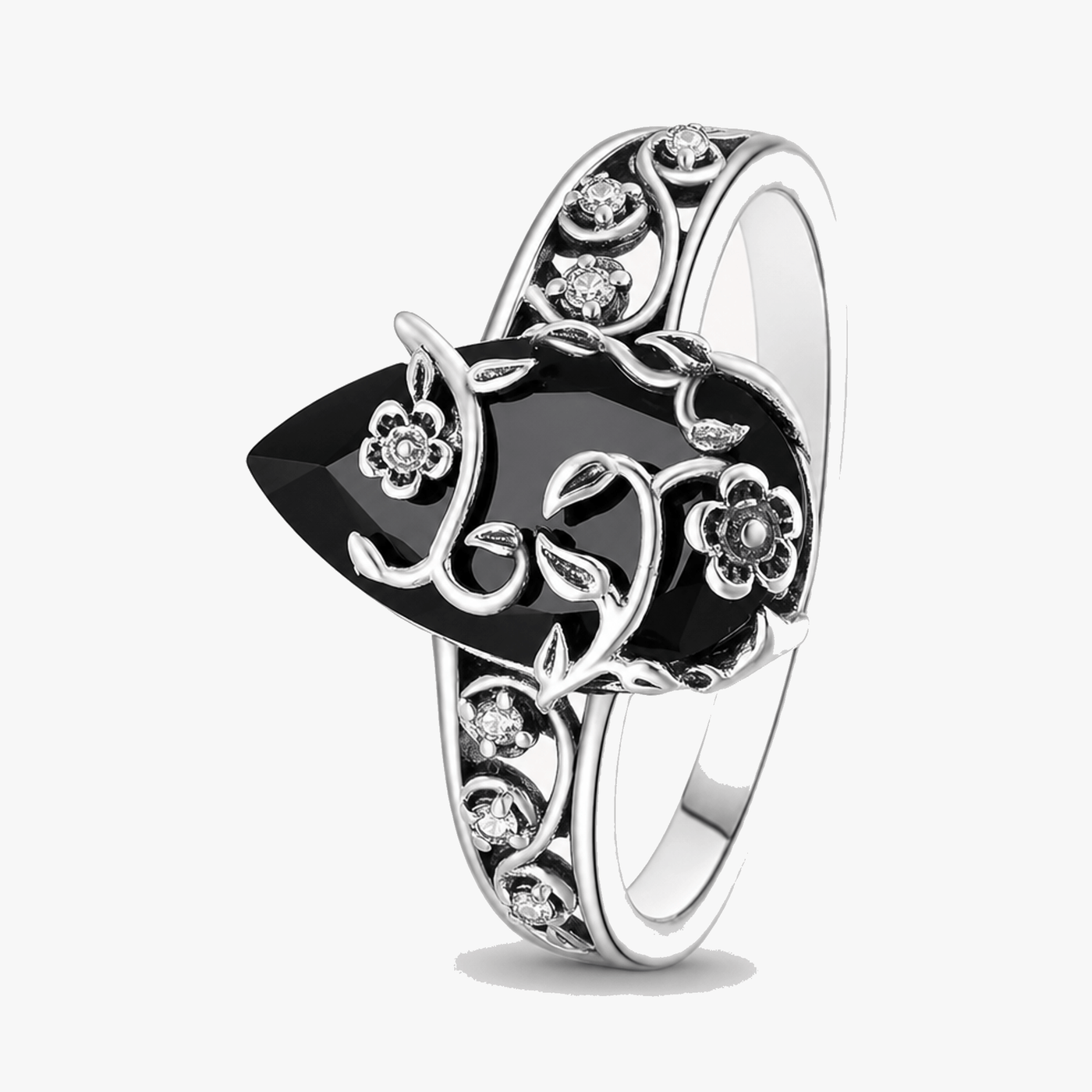 Noireva – Vintage Filigree Vine Ring