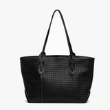 Ardenna – Woven Faux Leather Tote