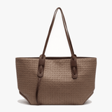 Ardenna – Woven Faux Leather Tote