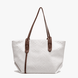 Ardenna – Woven Faux Leather Tote