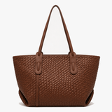 Ardenna – Woven Faux Leather Tote