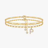 Letterly – Letter Layered Anklet