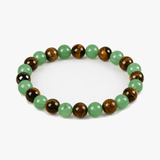 Lunavia – Green Aventurine and Tiger's Eye Wealth Bracelet