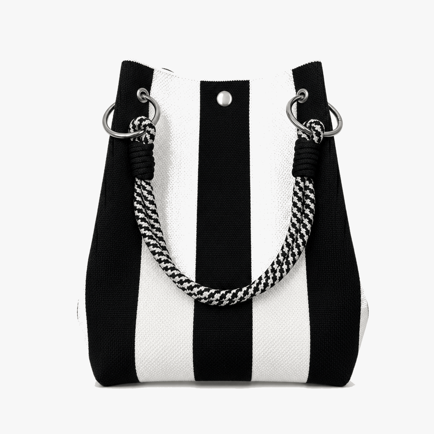 Sundara – Striped Knit Bucket Bag