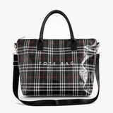 Carroway – Glossy Checkered Tote Bag