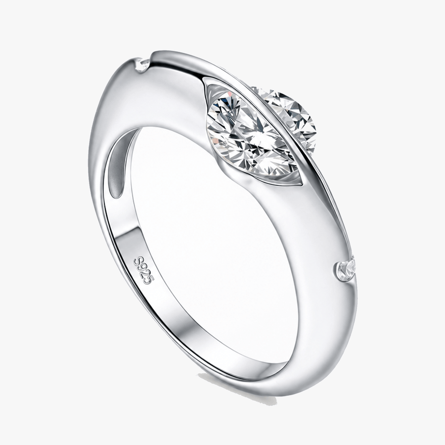 Starfable – S925 Sterling Silver Spinning Star Ring