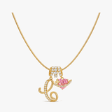 Levara – Personalized Initial Heart Necklace