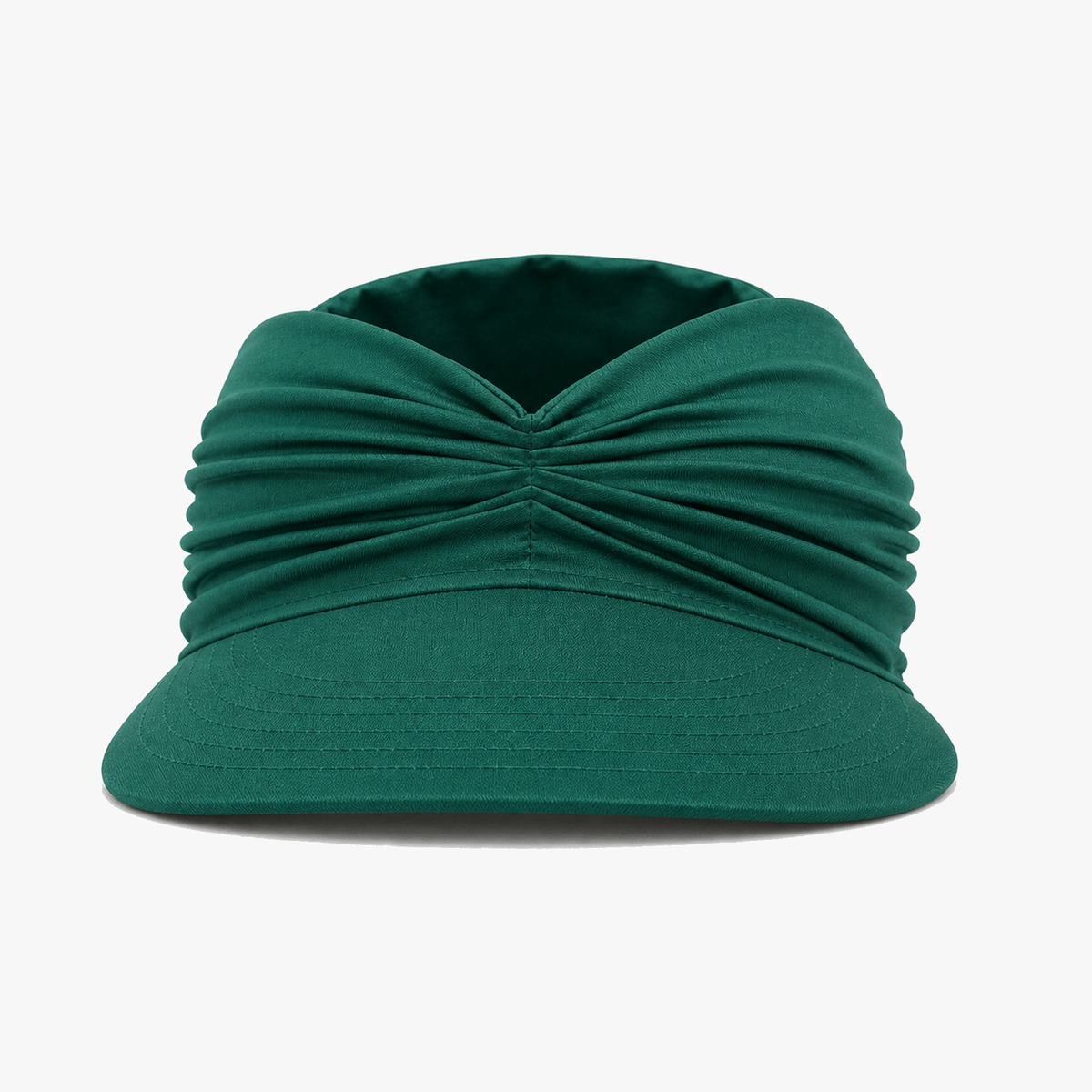Solenza – Ruched UPF 50+ Sun Visor for Women, Packable Wide Brim