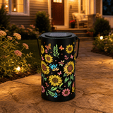 Bloomara – Solar Sunflower Lantern with Colorful Light Patterns