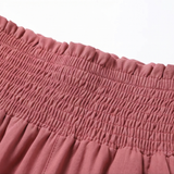 Breesa – Smocked High-Waist Summer Pants