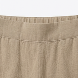 Brezia – Women's Asymmetric Linen Blend Cropped Pants
