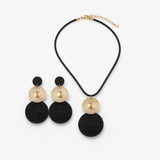 Aurelia – Textured Necklace and Earring Set