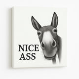 Gigglery - Funny Donkey Bathroom Wall Art
