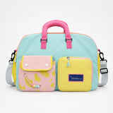 Solara – Color Block Weekend Bag with Crossbody Strap