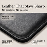 Carden – Retractable faux leather badge holder