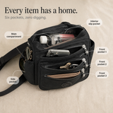 Featherglide – Lightweight Multi-Pocket Crossbody Bag