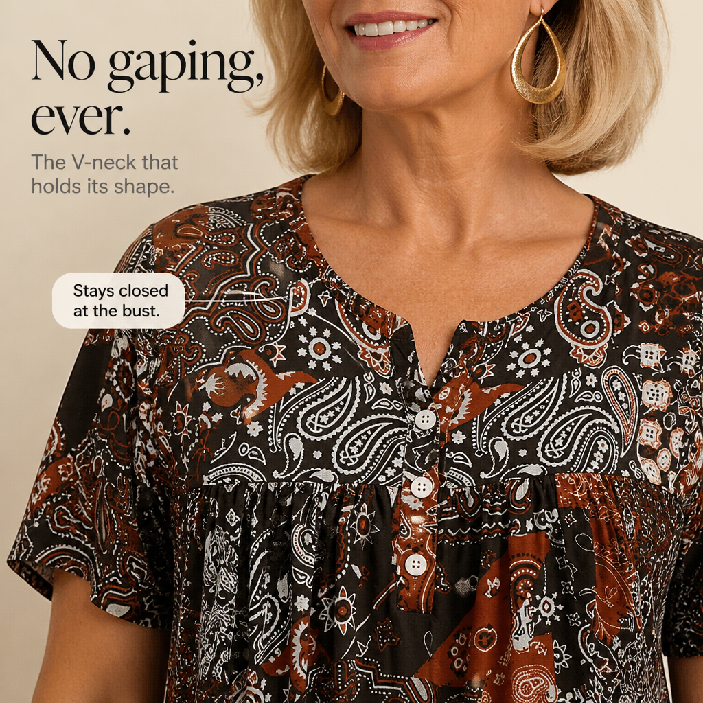Wearbella – The V-Neck Top That Skims, Never Gapes