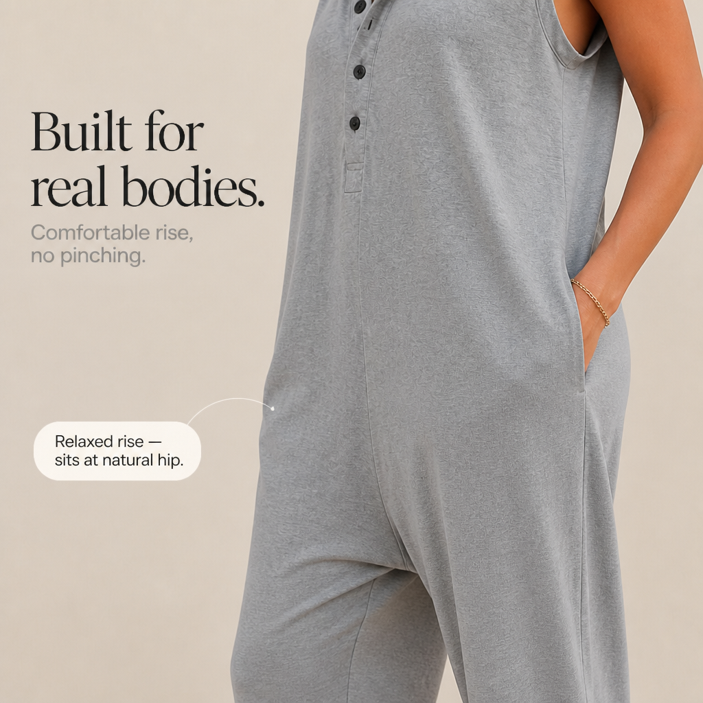 Wearbella – Sleeveless Hooded Jumpsuit That Skips The Guesswork