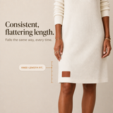 Draperie – Cowl-Neck Sweater Dress That Skims, Never Clings