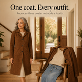 Draperie – Suede Trench That Moves With You, Not Around You