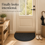 Curvella – Semi-Circular Non-Slip Entryway Door Mat