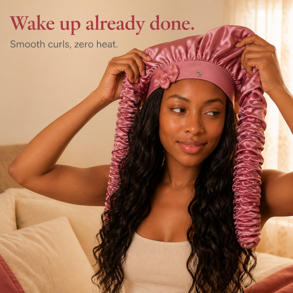 Nightwrap – The Long-Hair Bonnet That Finally Stays On