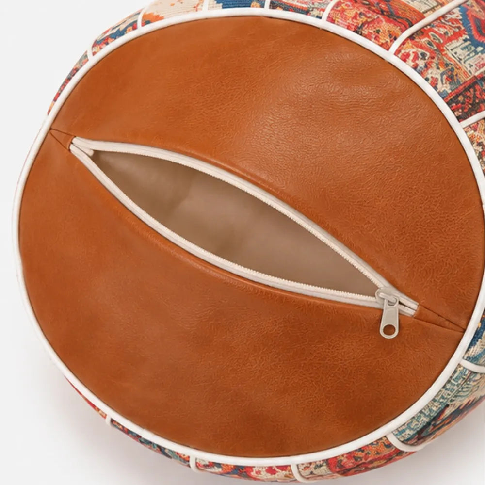 Marokka – Bohemian Storage Ottoman Pouf with Hidden Compartment