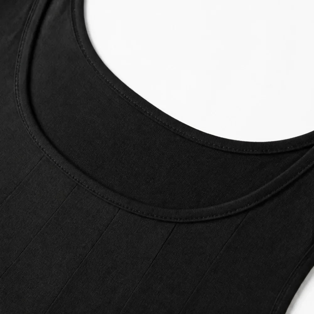 Solelia – Pleated Empire-Waist Sleeveless Summer Dress