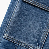Marielle – Wide Leg Cropped Cargo Jeans with Rope Tie Waist