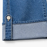 Marielle – Wide Leg Cropped Cargo Jeans with Rope Tie Waist