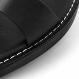 Marelle – Double Buckle Flat Slide Sandals for Women