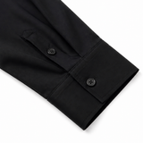 Lunavia – Loose Lapel Button-Down Shirt with Flap Pockets, Wrinkle-Free Long Sleeve Top for Women