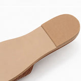 Aurora – Woven Leather-Look Slingback Flats for Women
