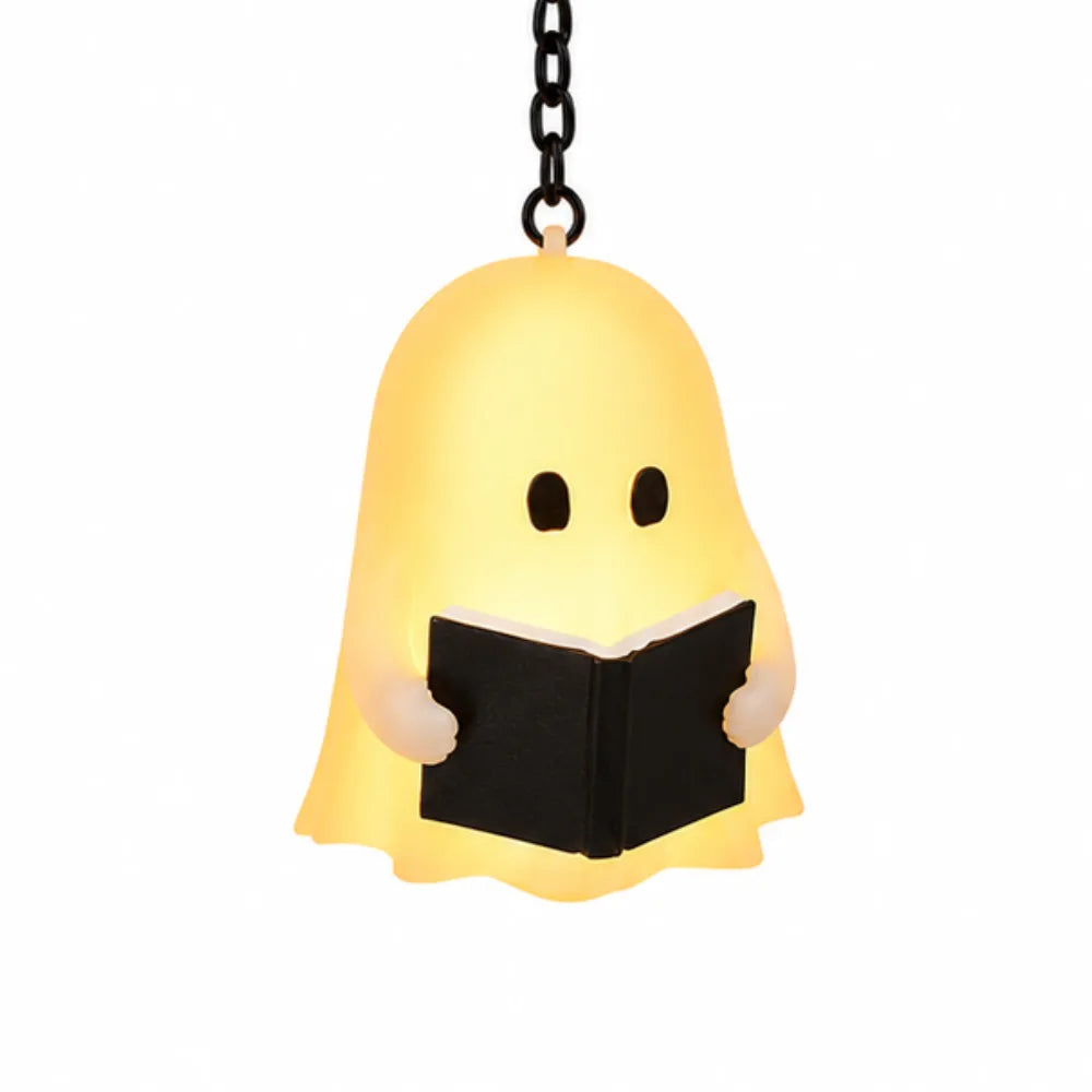 Nooklyn – Miniature Hanging Bookshelf Lantern with Warm LED Glow