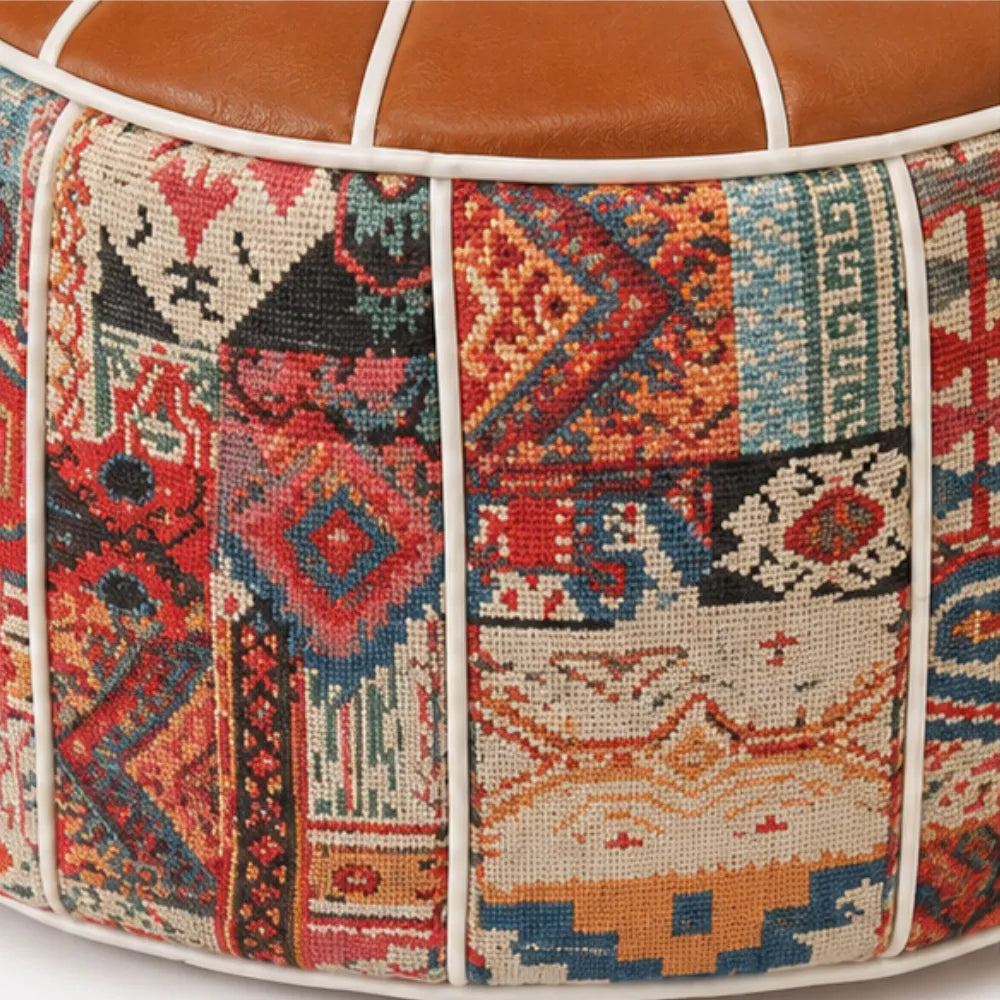 Marokka – Bohemian Storage Ottoman Pouf with Hidden Compartment