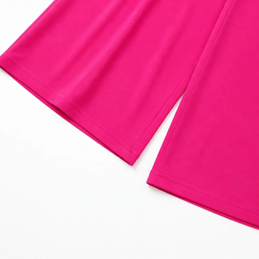 Wearlyn – High Waist Wide Leg Pants with Pockets, Soft Stretch Palazzo Pants for Women